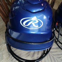 TWO  Rawlings Batting Helmets Excellent Condition $15 Each