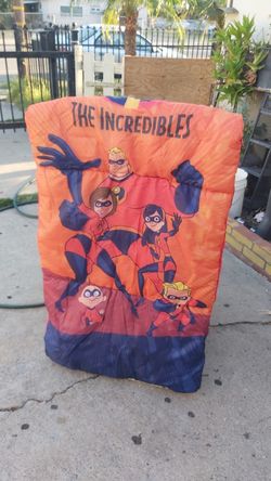 The incredibles sleeping bag