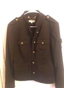 Tory burch military on sale jacket