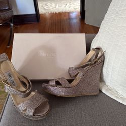 Happy Holidays To YOU with these gorgeous Jimmy Choi Rainbow Glitter Shoes.