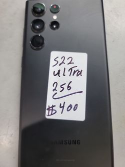 Samsung galaxy s22 ultra 256gb, Unlocked,  tiny hair crack