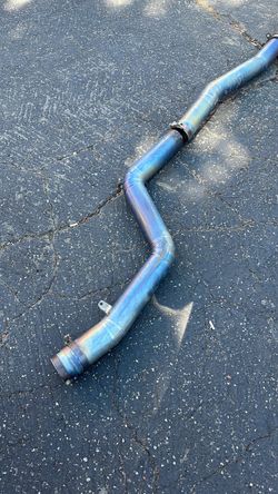 A90/91 Supra RK titanium track single exit exhaust
