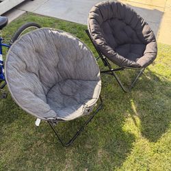 Foldable Round Lounge Chairs