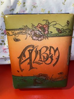 Antique musical picture album