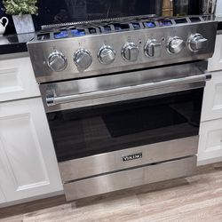 Viking Stove with 5  Burners 30” Inches