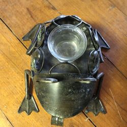 Metal Frog Figure 