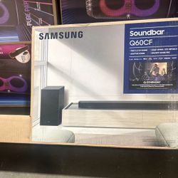 Samsung Soundbar (HW-Q60CF) Dolby Atmos 3.1.2 Home Theater + 420 Watts Wireless Sub, Adaptive Audio