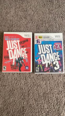 Just Dance & Just Dance 3 - Nintendo Wii
