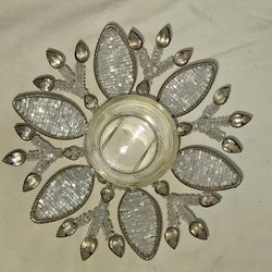 Snowflake Tealight Candle Holder C14V200