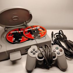 Sony PlayStation 1 (PS1) Tested & Working | Complete w Driver 2