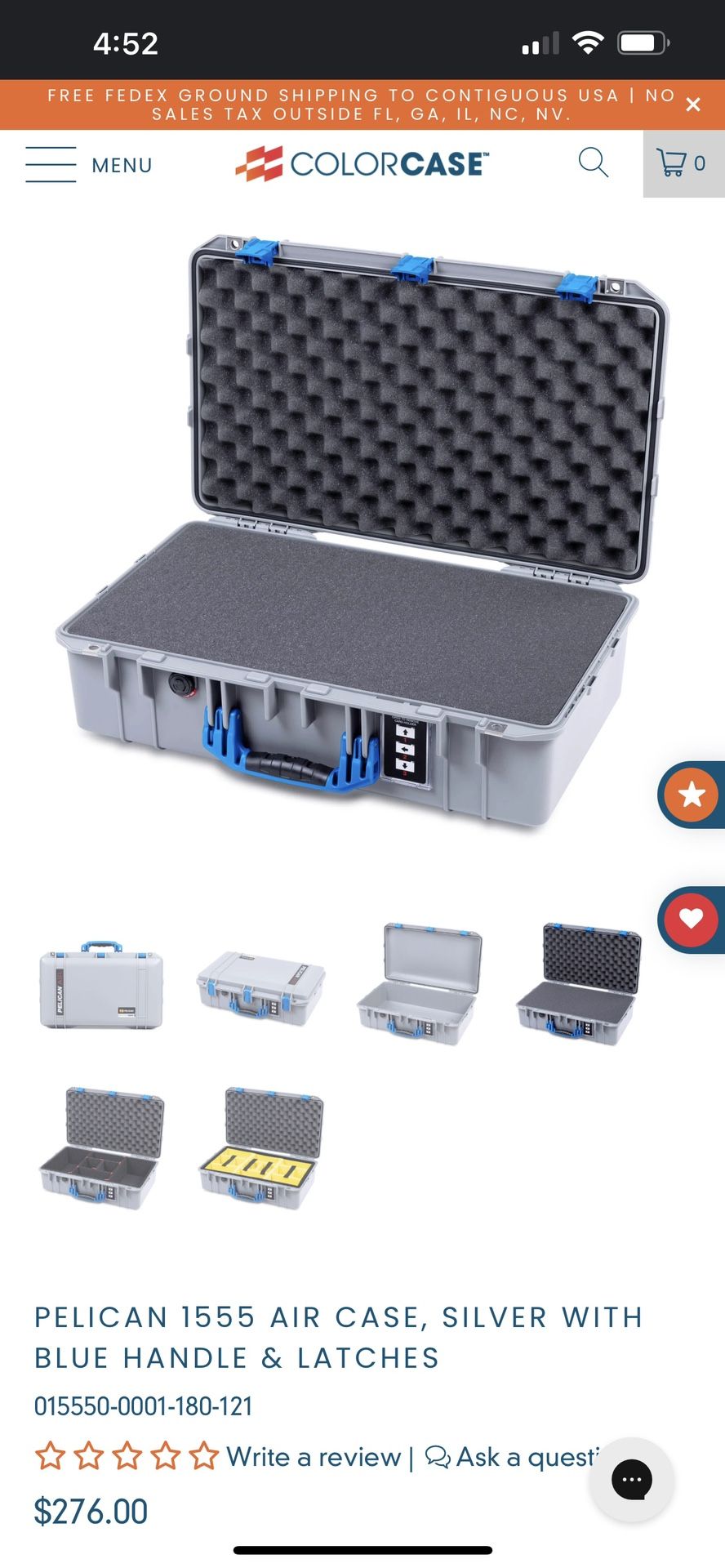 Pelican Air Case