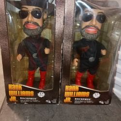 2 Original Hank Williams Jr Bocephus Dancing And Singing Dolls