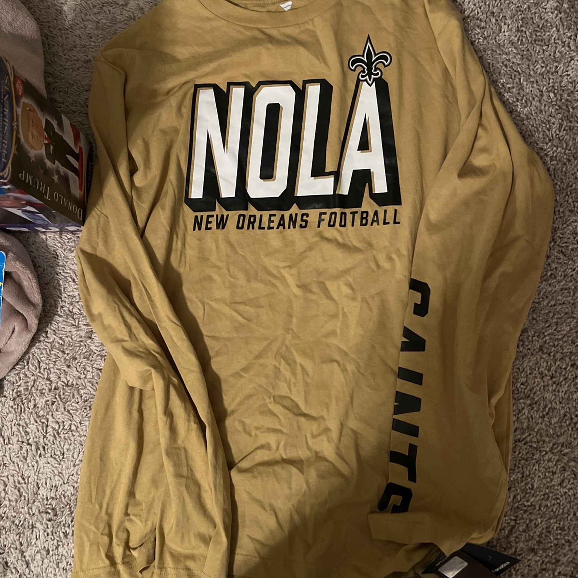 Saints Long Sleeve Shirt. Very Well Made.