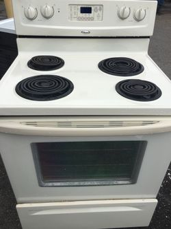 Whirlpool coil top stove