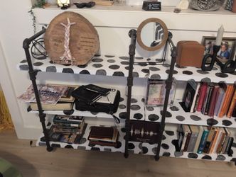 Industrial Style Floating Bookshelf