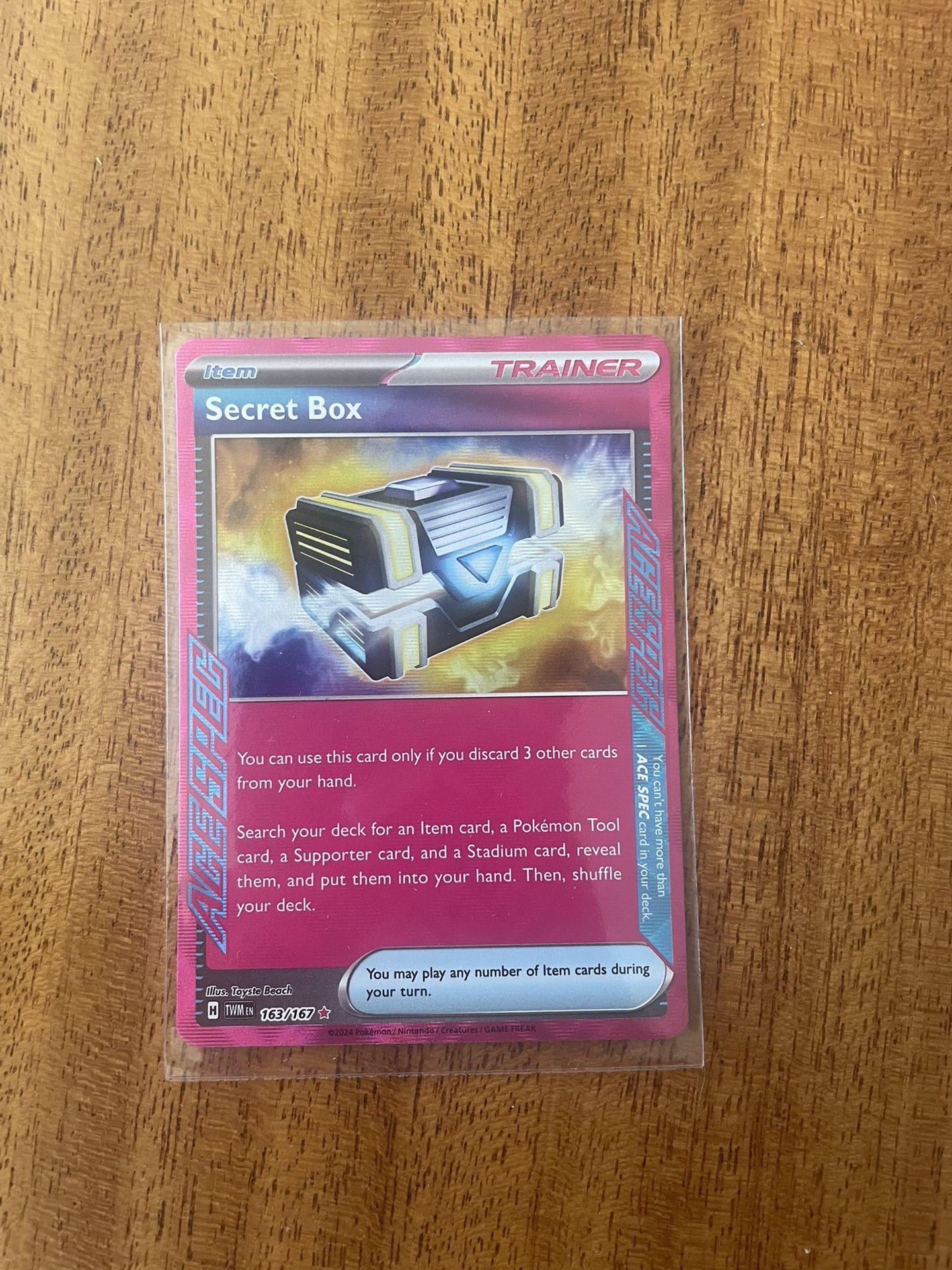 Secret Box 163/167 - Twilight Masquerade ACE SPEC Holo - Pokemon TCG Card