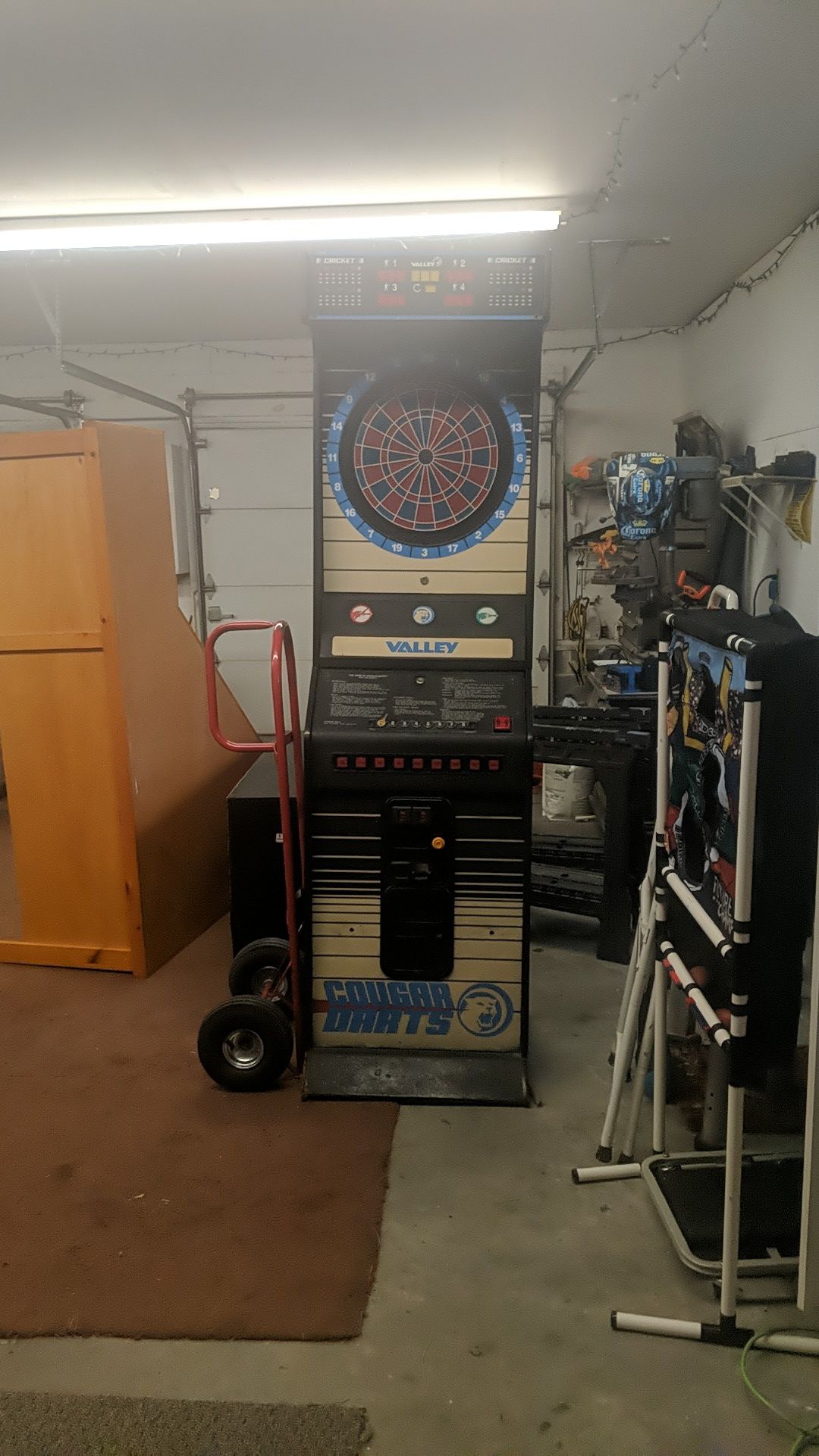 Valley electronic dartboard