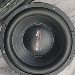 10 Inch Sub (Amarican Bass 600 Watt Rms)