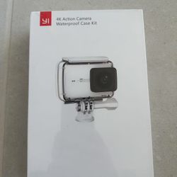 Yi 4K action camera with waterproof case kit  4K video recording + 12 MEGA pixel photo Brand new in the original sealed box and never opened.