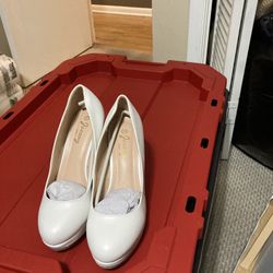 White Bridal Shoes