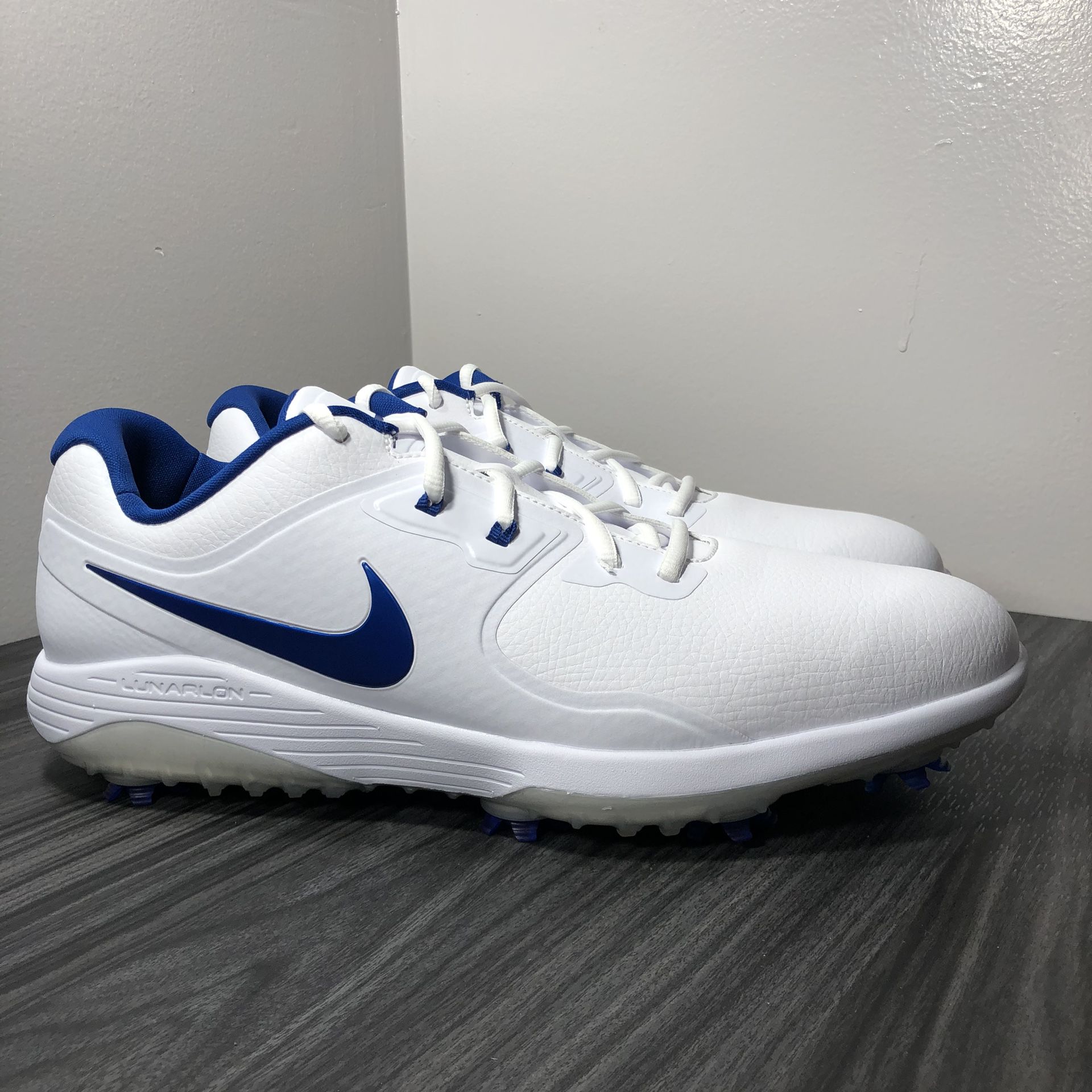 Nike Men's Vapor Pro Golf Shoes White/Indigo Force Blue