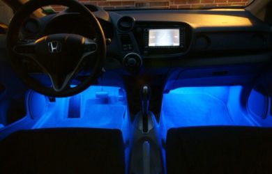 Blue LED Footwell Lights 12v