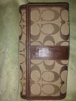 Authentic coach wallet