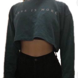 Teal Crop Top