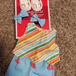 American Girl, Melody's Play Outfit, 2016, Excellent Used Condition, Complete, In Box
