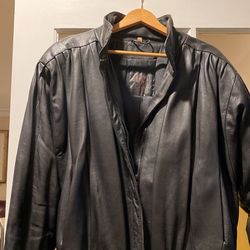 Genuine Soft leather Black  Jacket