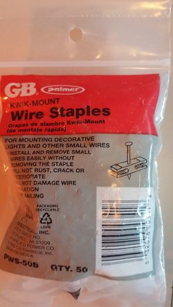 Wire staples