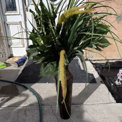 Fake Plant Vase