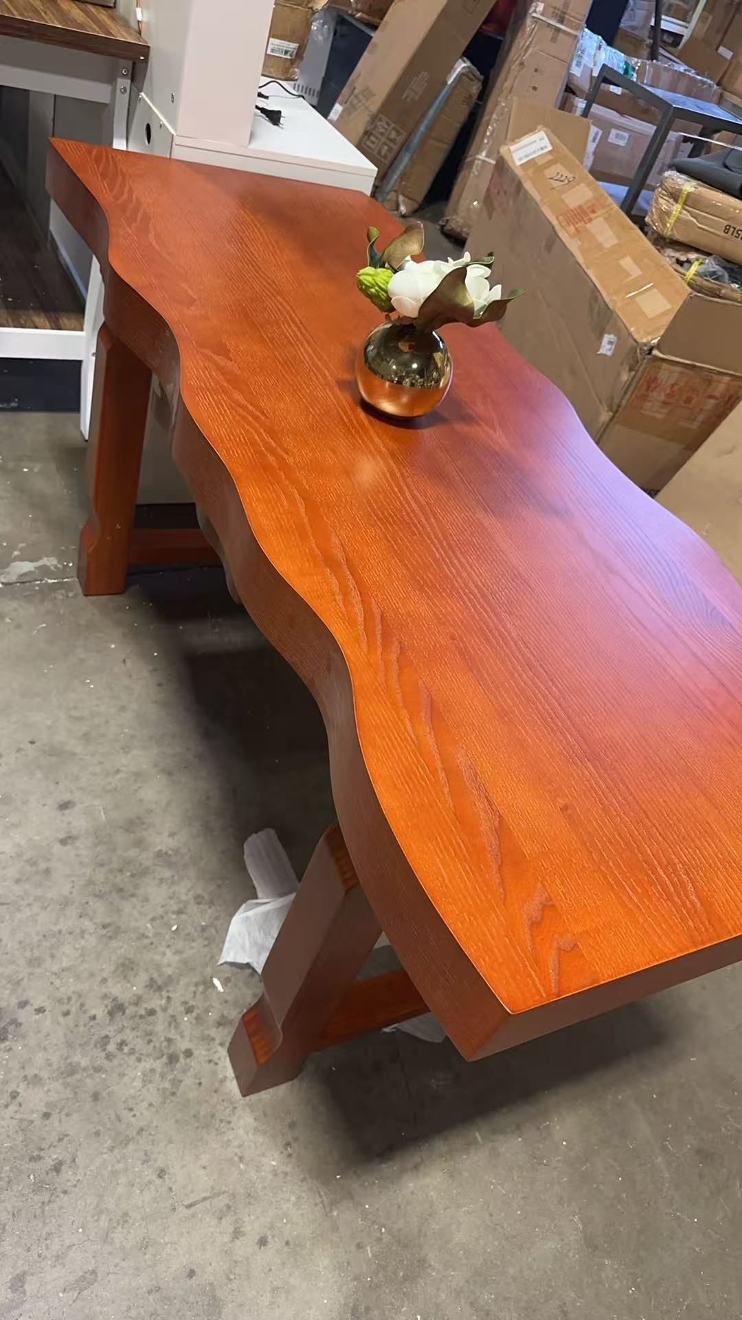 Computer Desk All Solid Wood Computer Desk, Home Office Workbench/ $899