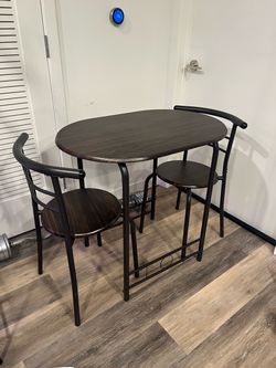 Small Dining Table Set with 2 Chairs