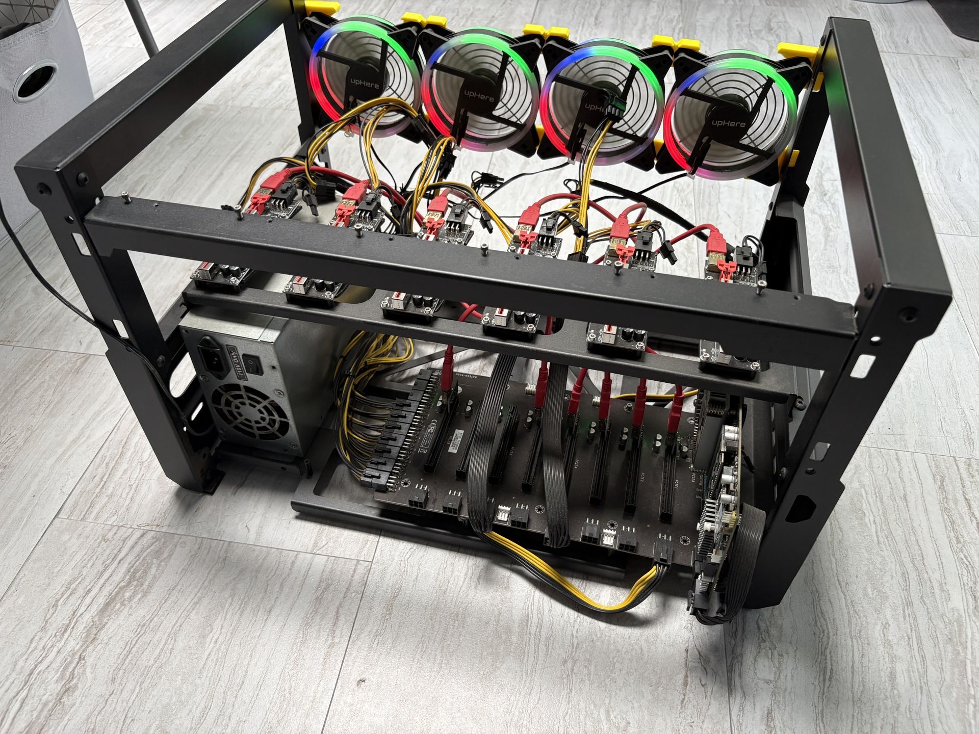 Ready To Go Crypto Mining Rig - No GPU Included