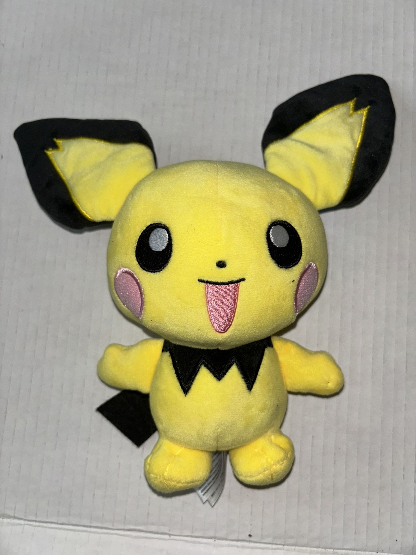 Pokemon Happy Pichu Plush 9”