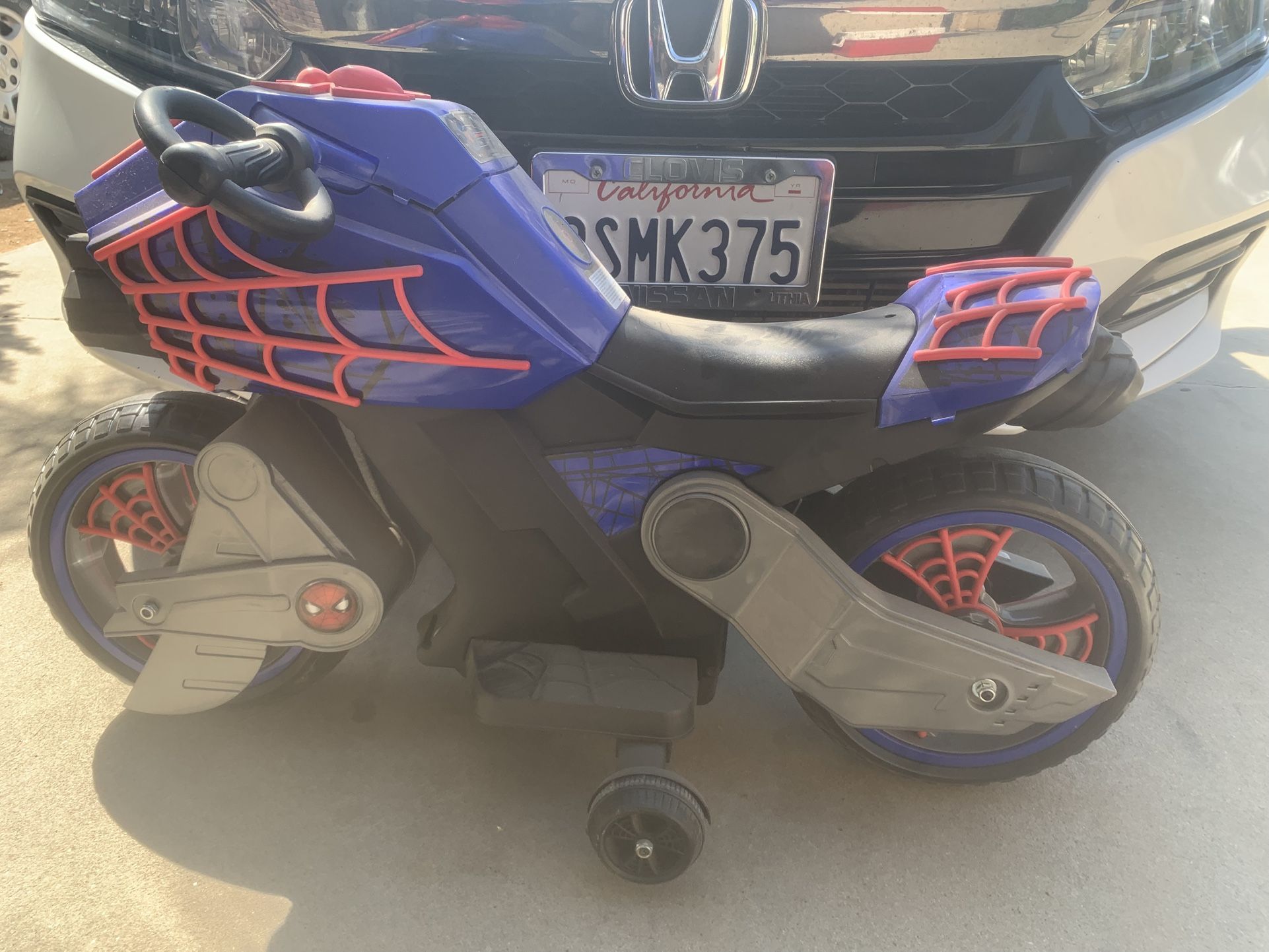 Kids Spider-Man Motor Cycle