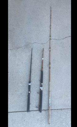 Lot of collector’s fishing equipment & propane adapter hose. Prices vary. 
Read FULL description.