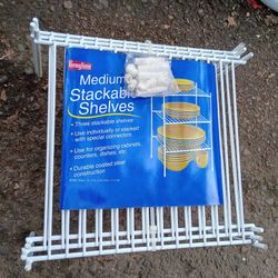 3 Small Metal Racks 