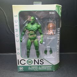 Figure DC COMICS ICONS SWAMP THING WITH UN-MAN DC COLLECTIBLES NIB