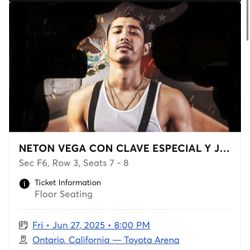 neton vega tickets