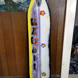 Handmade Decorative “Hawaii” Wooden Surf Board.