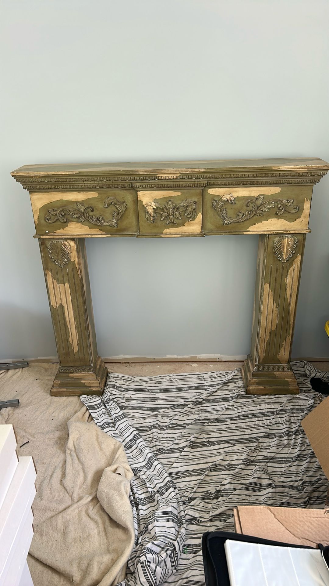 Shabby chic Fireplace Mantel
