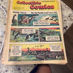 Collectible comics number one 1978 Sunday Herald first issue
