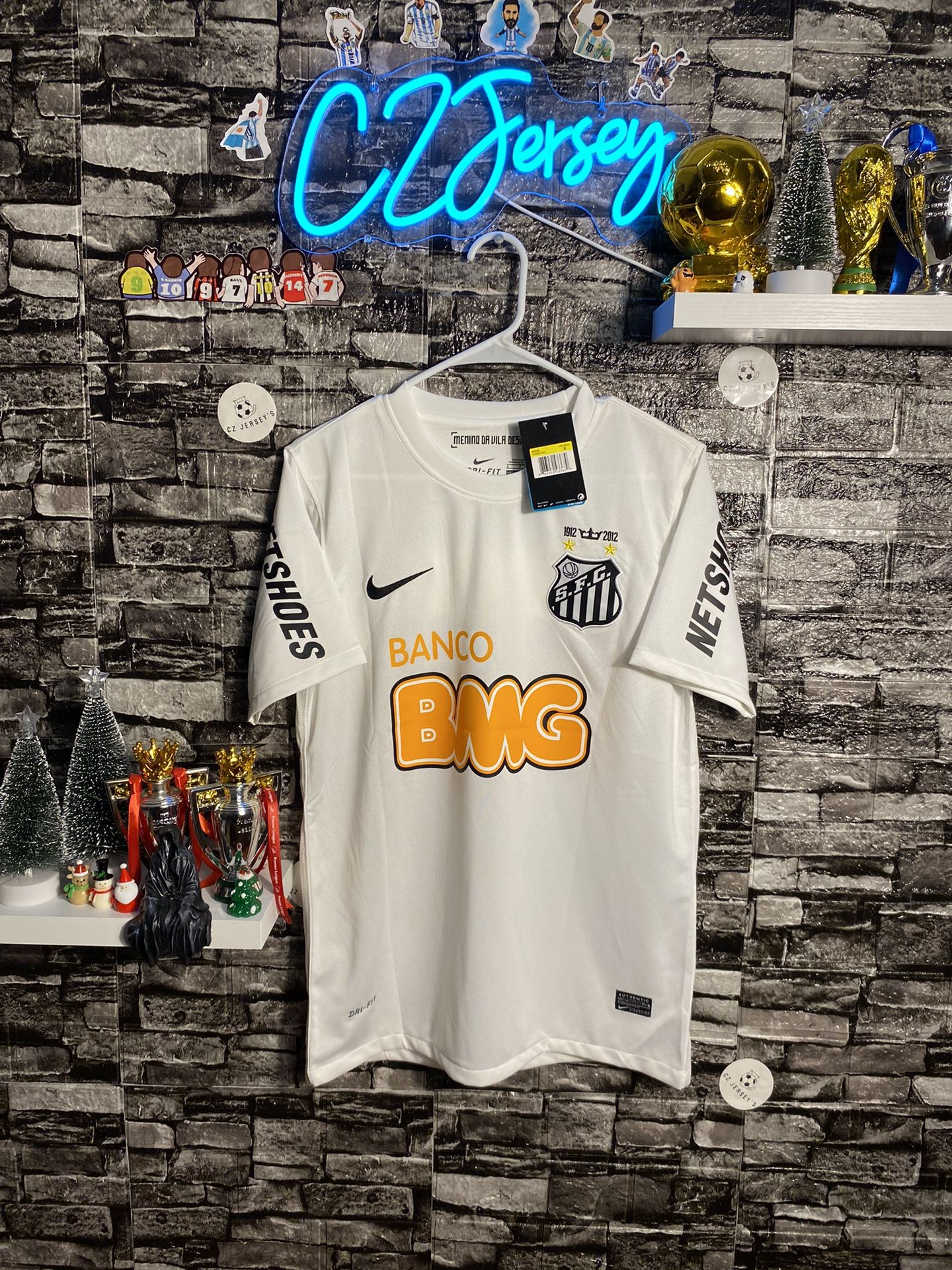 2011-12 Santos Home Jersey (Neymar #11)