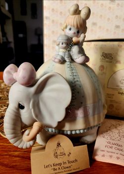 Precious Moments "Be A Clown" Porcelain Musical Figurine