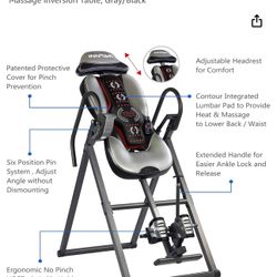 Innova Inversion Table With Heat And Massage 