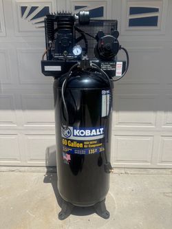 Kobalt 60 Gallon Air Compressor excellent condition