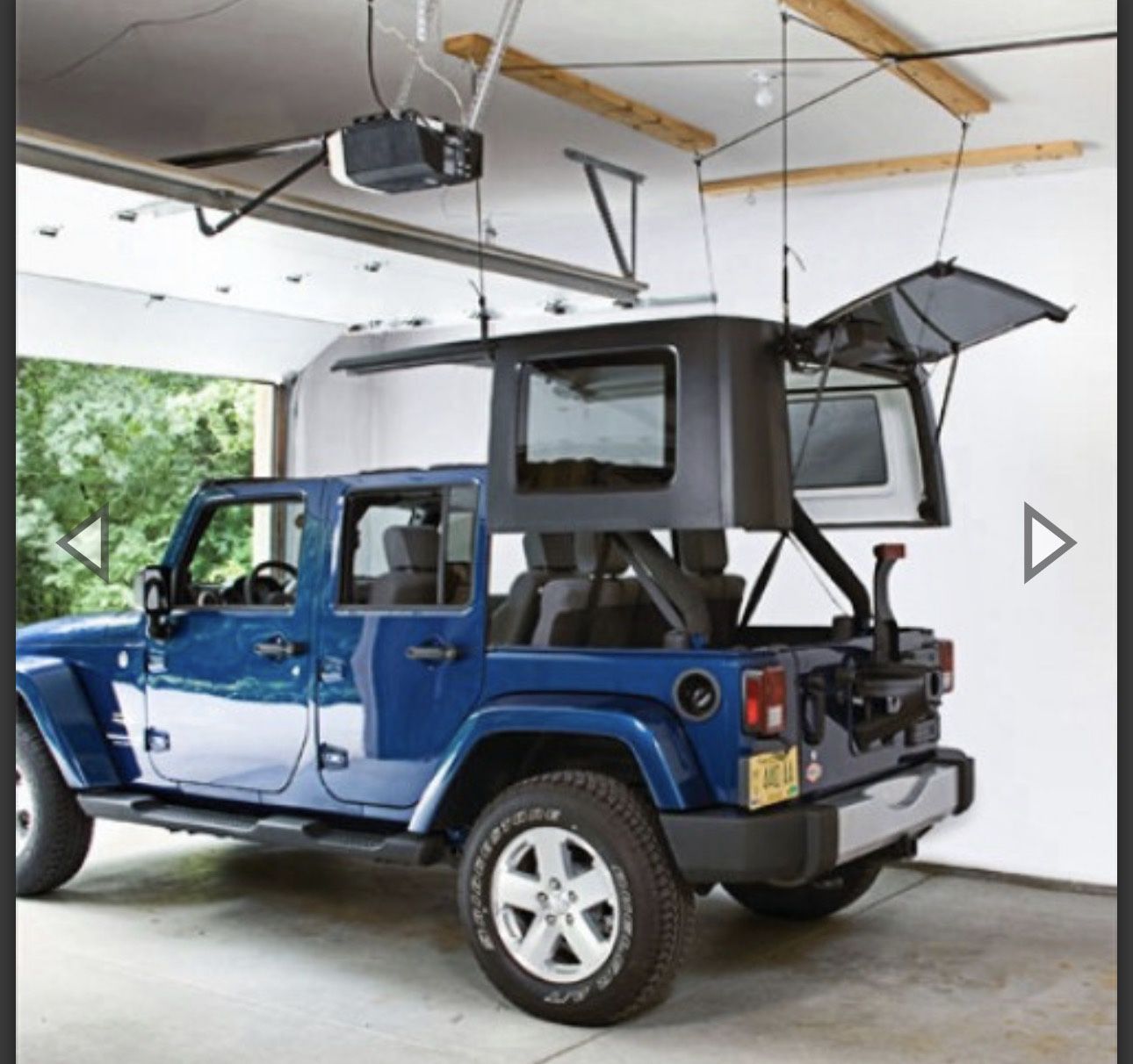 Jeep & Truck Top Lift System - Harken Hoister