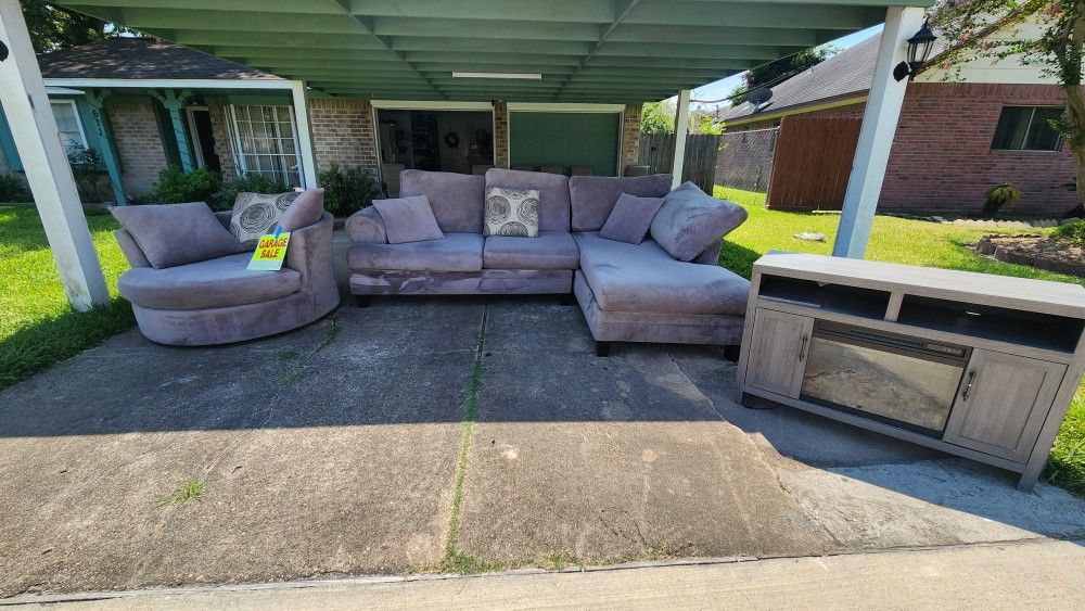 Couches n tv stand
